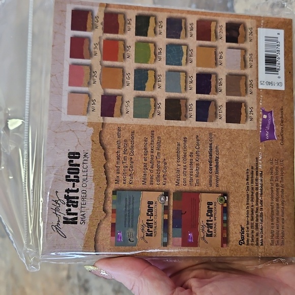 Tim Holtz Darice Kraft-Core Color core Scrapbook Paper BNIP - Picture 9 of 10